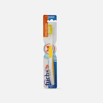 Fuchs | Interdent Toothbrush for Adults Hard Yellow and White | 1 Pc