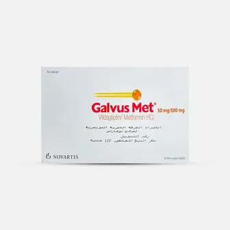 Galvus Met | Diabetics 50/500mg | 30 Tabs