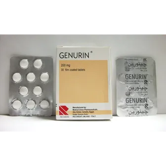Genurin | Urinary Tract Spasms | 200 mg | 30 Tab