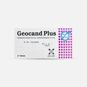 Geocand Plus | High Blood Pressure 16/12.5mg | 21 Tabs