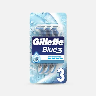 Gillette blue | 3 Machine - Cool | 3pieces