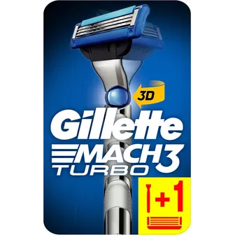 Gillette | Mach3 Turbo Razor with 1 Blade