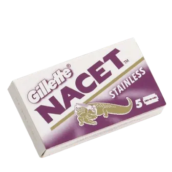 Gillette | Nacet Stainless Blades | 5 Pcs