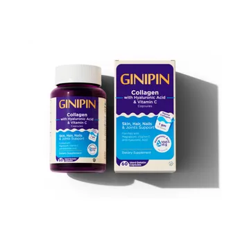 Ginipin | Collagen with hyaluronic acid and vitamin C | 60Cap