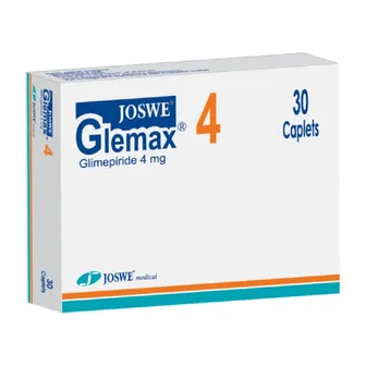 Glemax | to Lower Blood Sugar Levels | 4mg | 30 Tabs