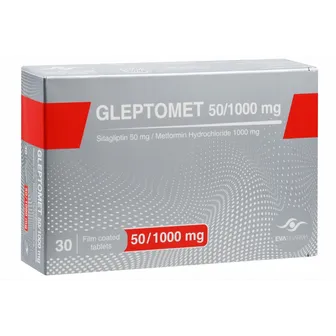 Gleptomet 50/1000mg | 30 Tabs