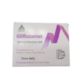 Gliflozamet XR 25/1000mg | 30 Tabs