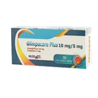 Glimpacare Plus Treatment of Type 2 of Diabetes 10\5mg | 30 Tabs