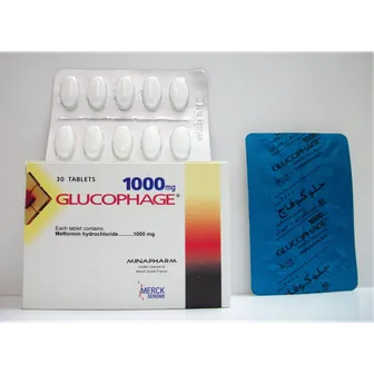 Glucophage 1000 mg 30 tab