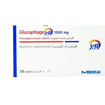 GLUCOPHAGE XR 1000 mg 30 TAB