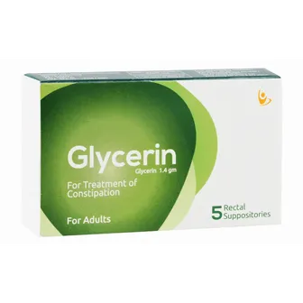 Glycerin Pharco 1.4gm for Adults | 5 Rectal Suppositories