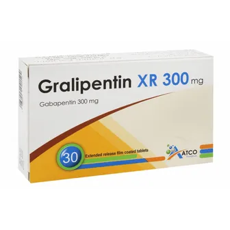 Gralipentin XR Antiepileptic 300mg | 30 Tabs