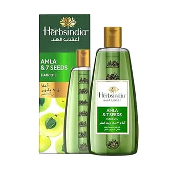 Herbsindia | Amla & 7 Herbal Seeds Hair Oil With Nourish Tube | 180ml