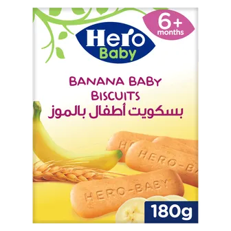 Hero baby | biscuits with Banana | 180gm