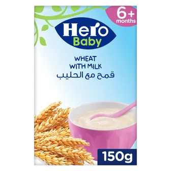 Hero Baby | Wheat Cereal With Milk | 150gm