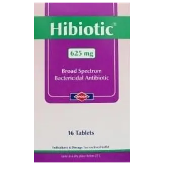 Hibiotic | Antibiotic | 625 mg | 16 tab