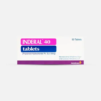 Inderal Blood Pressure 40mg | 50 Tabs