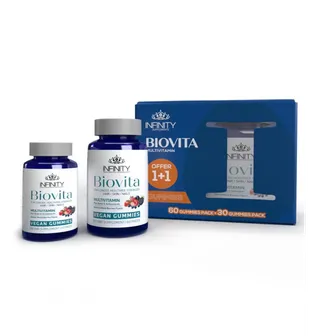 Infinity | Biovita Advance Multi Vitamin | 60 + 30 Gummies