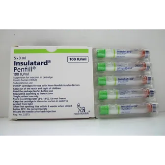 Insulin Insulatard | 100IU | 5Cart | 3Ml