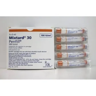 Insulin Mixtard 30 | 100 IU 3ml | 5 Cart