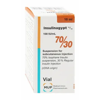 Insulinagypt 70/30 100 IU/Ml | 1 Vial | 10ml