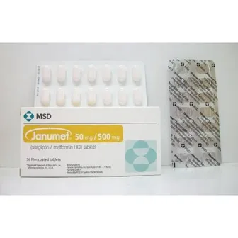 Janumet | Type 2 Diabetes | 50/500 mg | 56 Tab