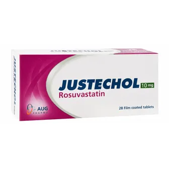 JUSTECHOL 10MG 28TAB