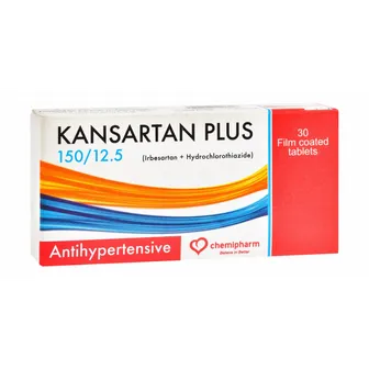 Kansartan Plus High Blood Pressure 150/12.5mg | 30 Tabs