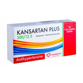 Kansartan Plus High Blood Pressure 300/12.5mg | 30 Tabs