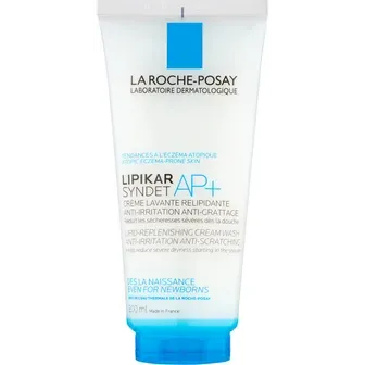 La Roche Posay | Lipikar Syndet AP+ Cream Wash for Face and Body | 200ml