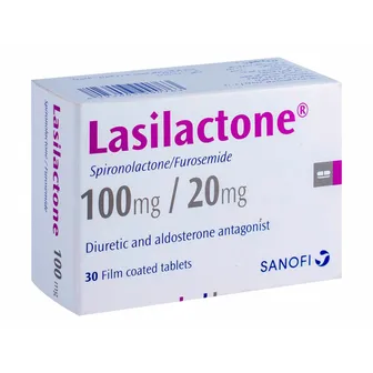 Lasilactone | Antihypertensive 100/20mg | 30 Tabs