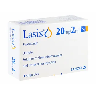 Lasix High Pressure 20mg/2ml | 3 Amp