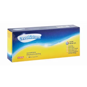 Levohistam Anti-allergic 5mg | 30 Tabs
