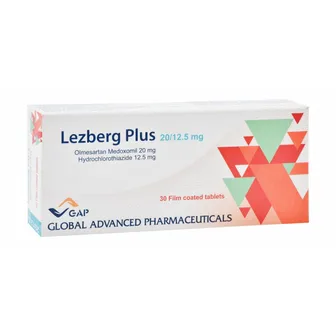Lezberg Plus | High Pressure 20/12.5mg | 30 Tabs