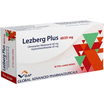 Lezberg Plus High Pressure 40/25mg | 30 Tabs