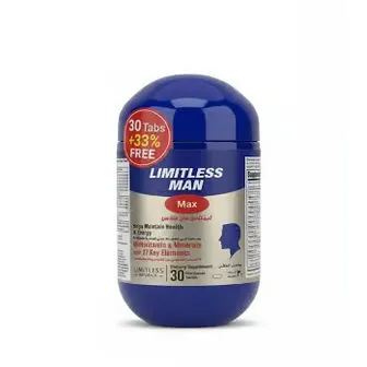 Limitless | Man Max | 30 + 33% Free Tabs