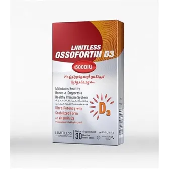 Limitless Ossofortin D3 5000IU | 30 Tabs