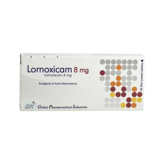 Lornoxicam 8mg | 20 Tabs