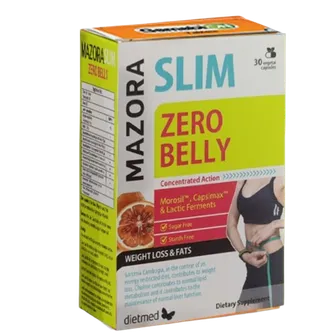 Mazora Slim Zero Belly | 30 Veg Caps