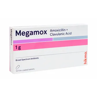 Megamox Antibiotic 1gm | 14 Tabs