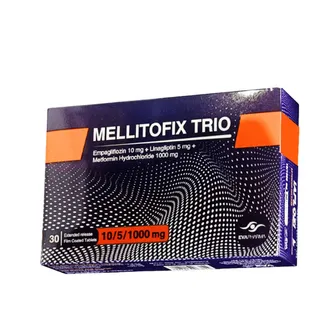 Mellitofix Trio | 10/5/1000Mg | 30Tab