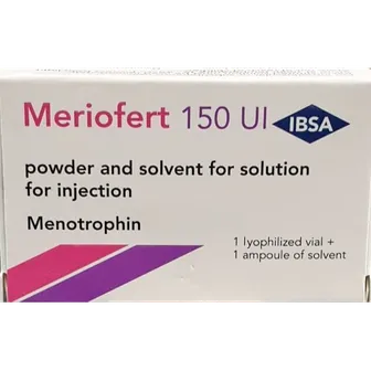 Meriofert | 150 I.U | 1Vial + Solvent | 1Amp