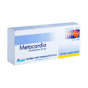 Metacardia | Preventive Treatment of Angina Attacks 20mg | 30 Tabs