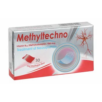 Methyltechno 1000mcg | 30 Orodissolvable Films