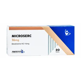 Microserc | Dizziness and Vertigo 16mg | 20 Tabs