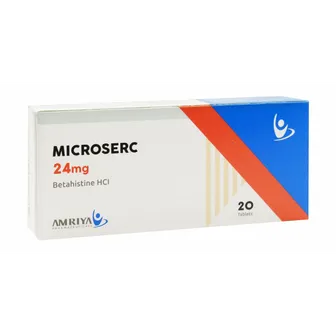 Microserc Dizziness and Vertigo 24mg | 20 Tabs