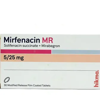 Mirfenacin MR 5/25mg | 30 Tabs