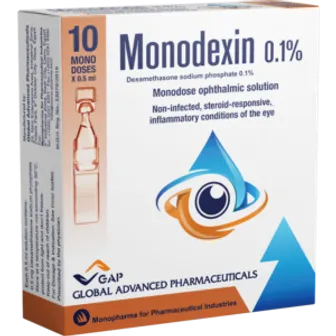 Monodexin 0.1% Eye Drops 10 Doses | 0.5ml