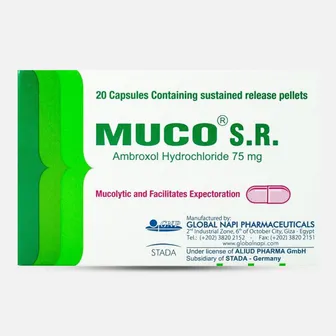 Muco SR | For The Treatment Of Respiratory Diseases | 20 Caps