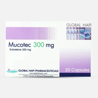 Mucotec 300mg | For Coush And Bronchitis| 20 Capsuls